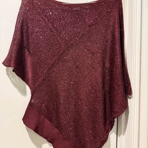 Knitted ,unsymetrical Cutout shoulder BCBG top